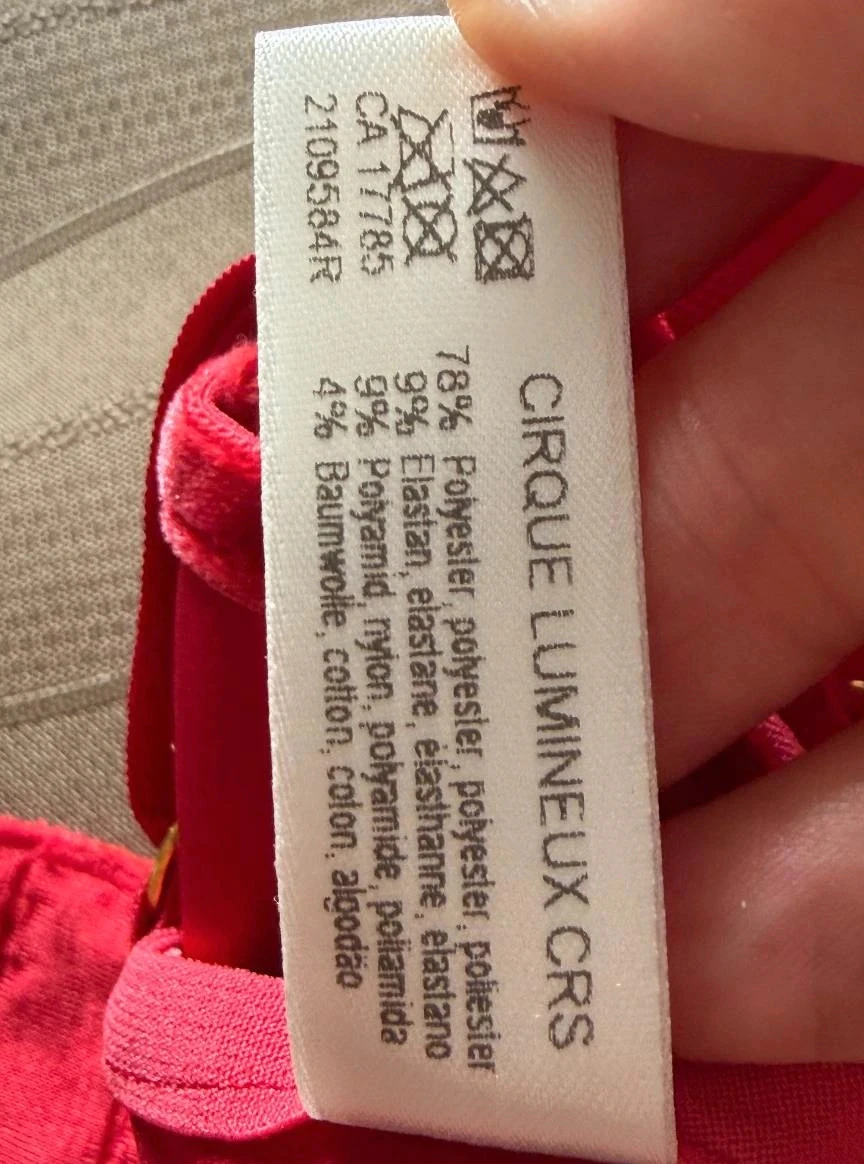 Sostén bustier Valisère rojo bordado nuevo con etiqueta talla M lencería elegante – photo 9